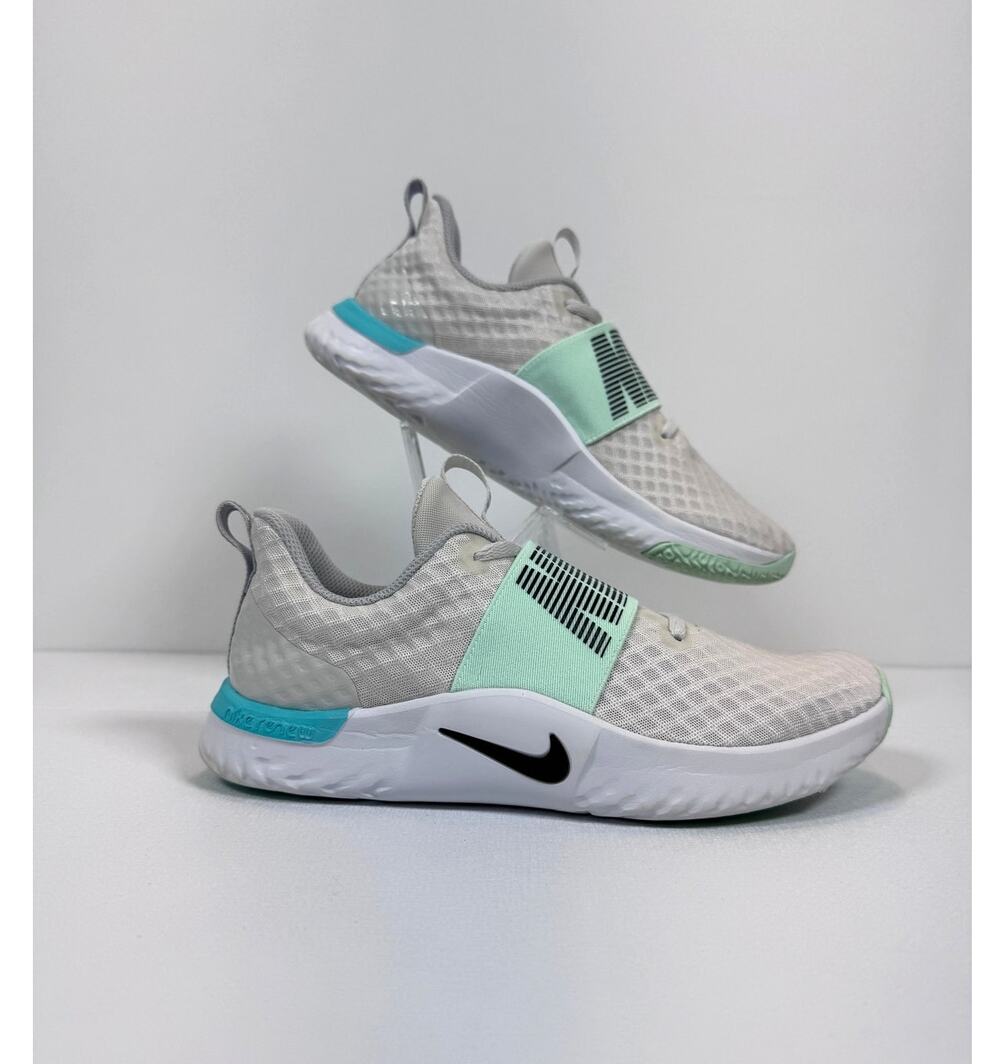 Nike Renew In-Season TR 9 Womens 8 Platinum Mint Training Shoes AR4543-013